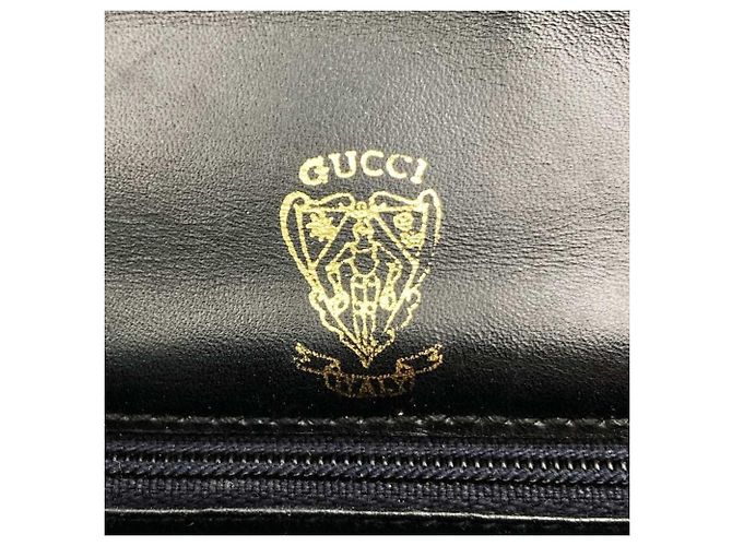 Borsa a tracolla in pelle Micro GG Gucci Nero - vista 8
