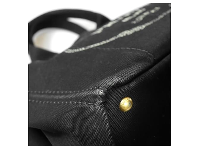 Tote Prada Canapa M Tragetasche Schwarz - Ansicht 14
