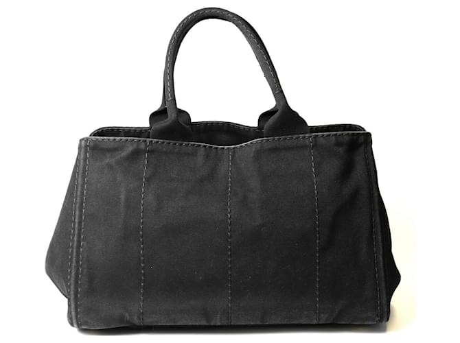 Tote Prada Canapa M Tragetasche Schwarz - Ansicht 2