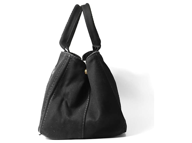 Tote Prada Canapa M Tragetasche Schwarz - Ansicht 3