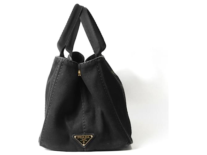 Tote Prada Canapa M Tragetasche Schwarz - Ansicht 4