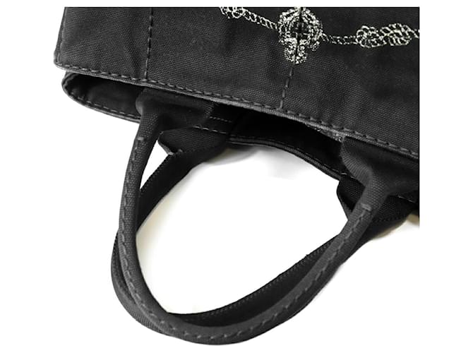 Tote Prada Canapa M Tragetasche Schwarz - Ansicht 6