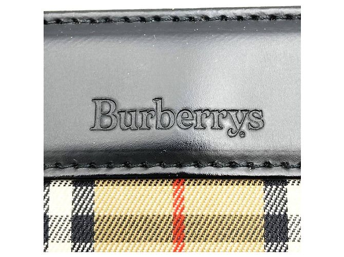 Borsa Tote Burberry Nova Check Nero - vista 9