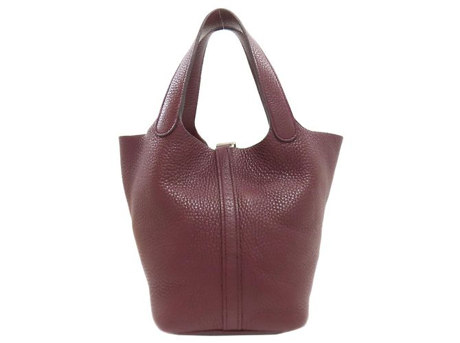 Hermès Hermes Picotin Lock PM Handtasche Bordeaux - Ansicht 2