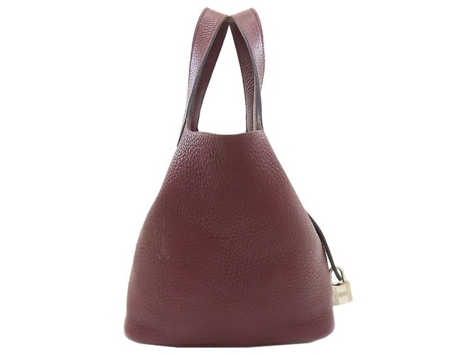 Hermès Hermes Picotin Lock PM Handtasche Bordeaux - Ansicht 3