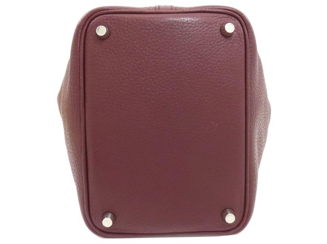 Hermès Hermes Picotin Lock PM Handtasche Bordeaux - Ansicht 4