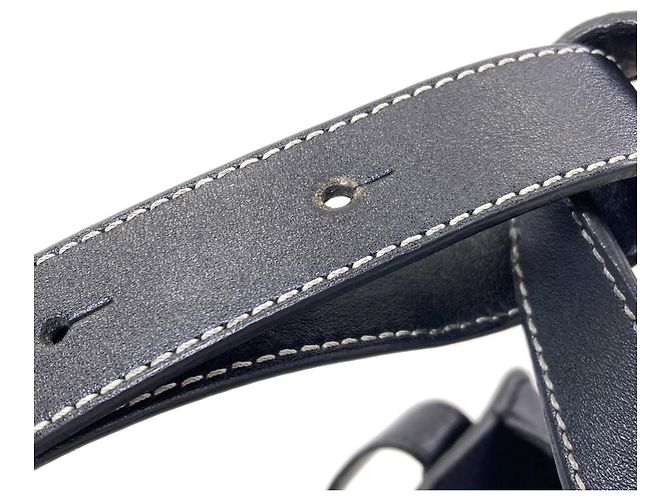 Loewe Hammock Small 2-Way Handtasche Schwarz Marineblau - Ansicht 15