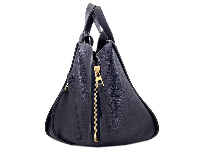 Loewe Hammock Small 2-Way Handtasche Schwarz Marineblau - Ansicht 3