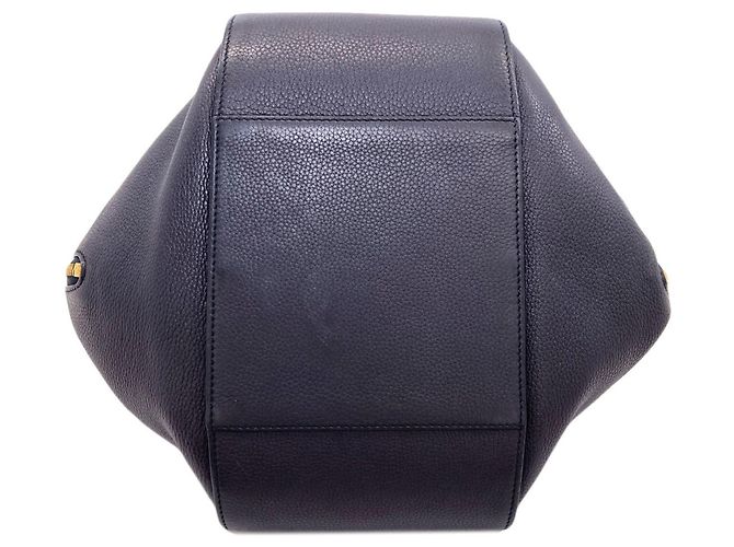 Loewe Hammock Small 2-Way Handtasche Schwarz Marineblau - Ansicht 4