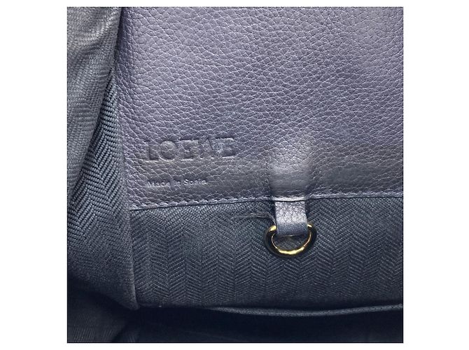 Loewe Hammock Small 2-Way Handtasche Schwarz Marineblau - Ansicht 6