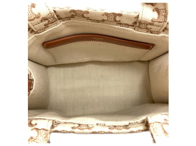 Céline 2-Way Handtasche Celine Cabataïs Triomphe Beige - Ansicht 5