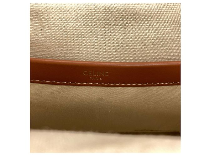 Céline 2-Way Handtasche Celine Cabataïs Triomphe Beige - Ansicht 6