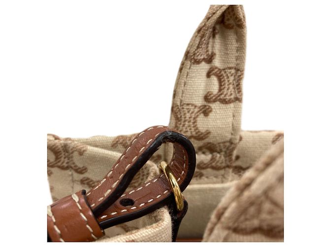 Céline 2-Way Handtasche Celine Cabataïs Triomphe Beige - Ansicht 9