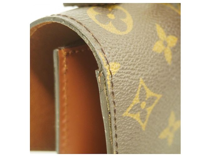Borsa Louis Vuitton Monogram Monceau 28 Marrone - vista 7