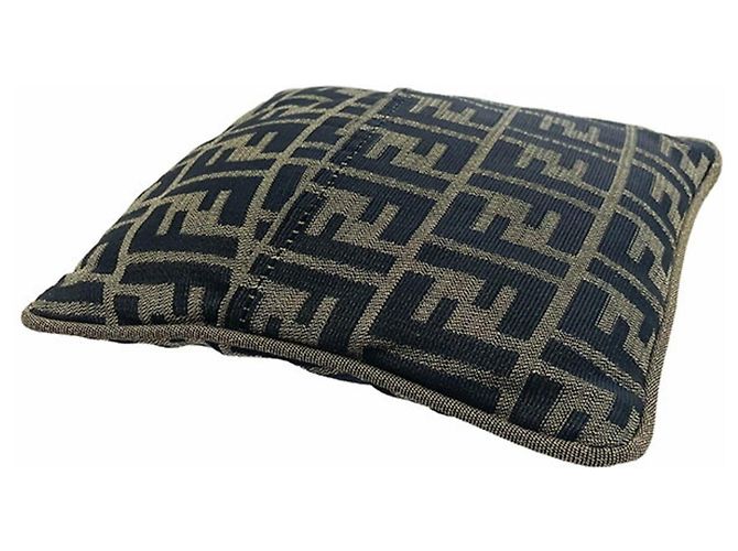 Cuscino mini Zucca Fendi Nero Cachi - vista 3