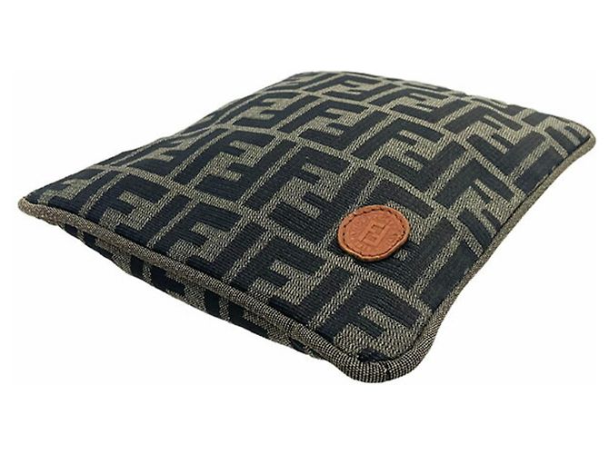 Cuscino mini Zucca Fendi Nero Cachi - vista 4