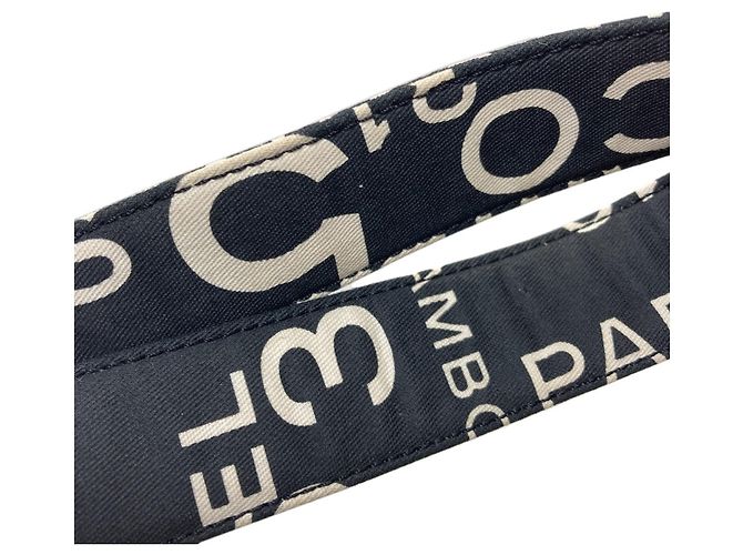Chanel By C Tote Bag Canvas Schwarz Weiß - Ansicht 15