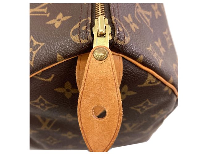 Borsa Louis Vuitton Monogram Canvas Speedy 35 Monogramma - vista 12