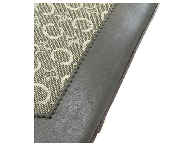 Céline Borsa Celine C Macadam Canvas Verde - vista 12