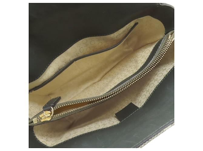 Céline Borsa Celine C Macadam Canvas Verde - vista 5