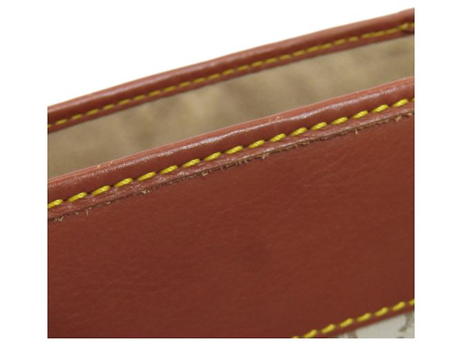 Céline Celine Handtasche aus Macadam-Muster Canvas Braun - Ansicht 10