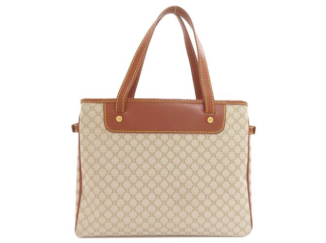 Céline Celine Handtasche aus Macadam-Muster Canvas Braun - Ansicht 2