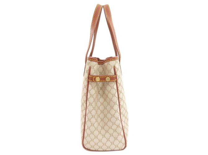 Céline Celine Handtasche aus Macadam-Muster Canvas Braun - Ansicht 3