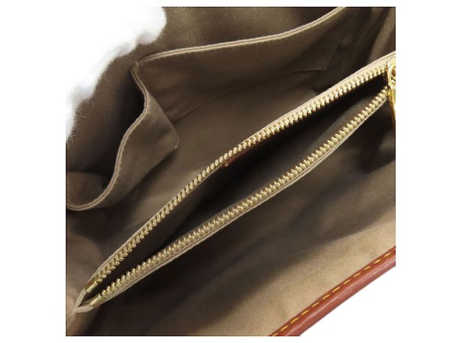 Céline Celine Handtasche aus Macadam-Muster Canvas Braun - Ansicht 5