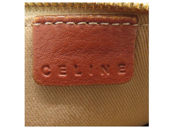 Céline Celine Handtasche aus Macadam-Muster Canvas Braun - Ansicht 6