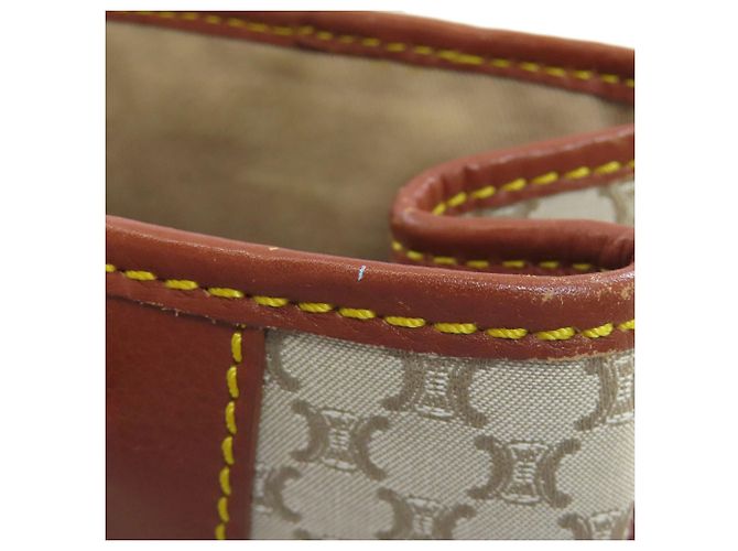 Céline Celine Handtasche aus Macadam-Muster Canvas Braun - Ansicht 9