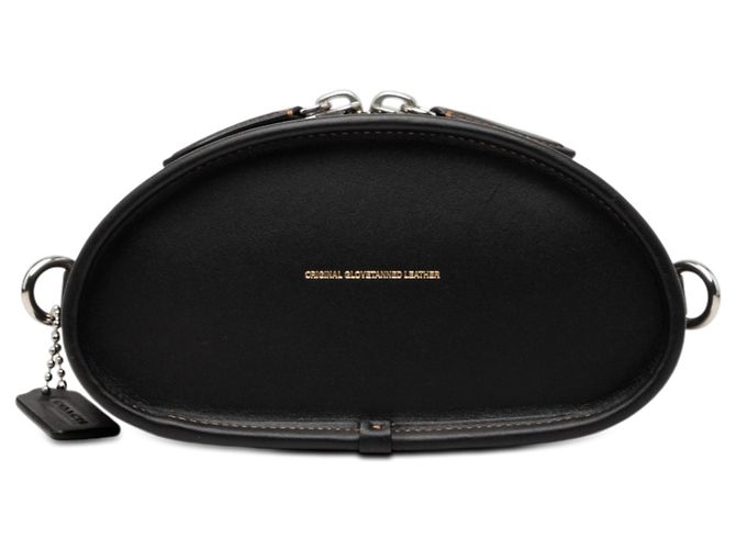 Beauty case Coach in pelle nera Nero - vista 3