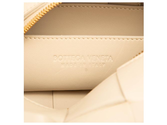 Bottega Veneta Marrone Piccola Nappa Intrecciato Brick Cassette Beige - vista 5