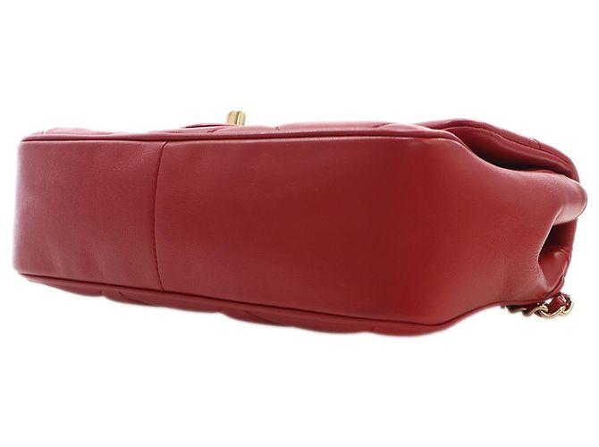 Chanel Red Small Lambskin Easy Carry Flap Rosso - vista 7