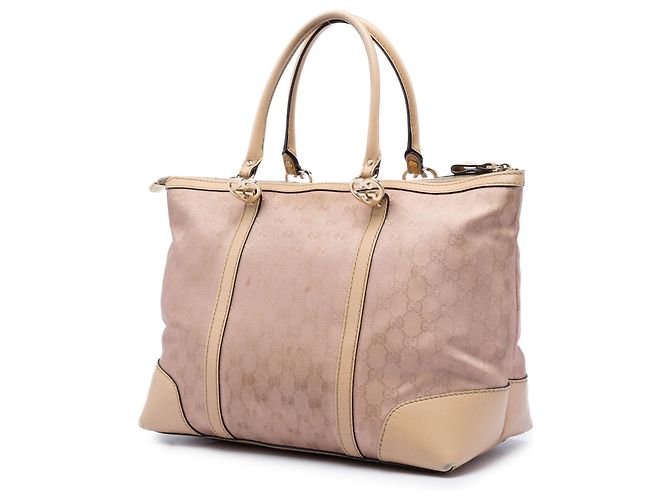 Gucci Pink GG Metallic Canvas Lovely Tote - Ansicht 2