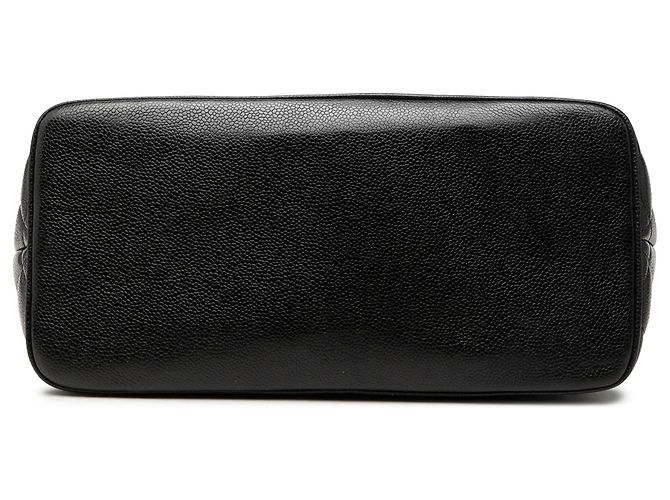 Tote Chanel Black Caviar Medallion Nero - vista 3