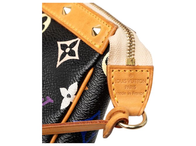 Louis Vuitton Black Monogram Multicolore Pochette Accessoires - view 5