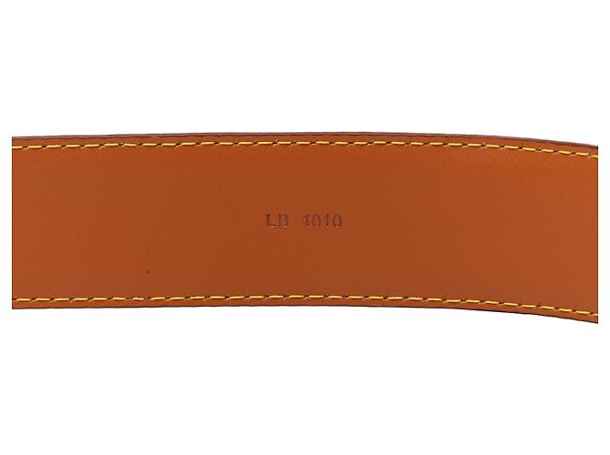 Cintura Louis Vuitton Epi marrone - vista 7