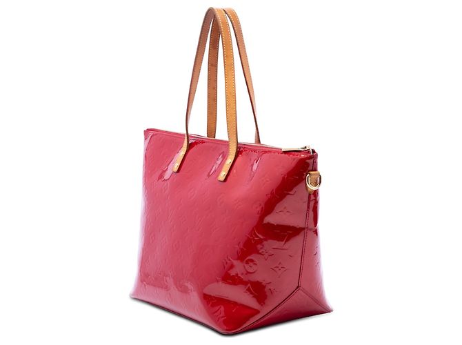Louis Vuitton Red Monogram Vernis Bellevue GM Rosso - vista 2