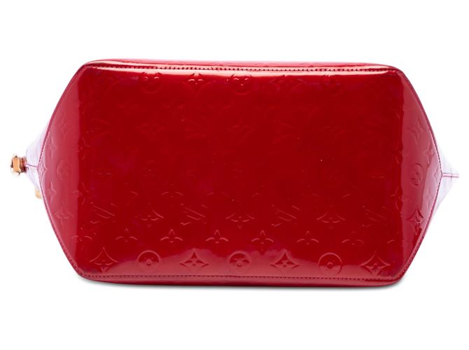 Louis Vuitton Red Monogram Vernis Bellevue GM Rosso - vista 3