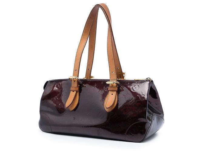 Louis Vuitton Purple Monogram Vernis Rosewood Avenue Porpora - vista 2