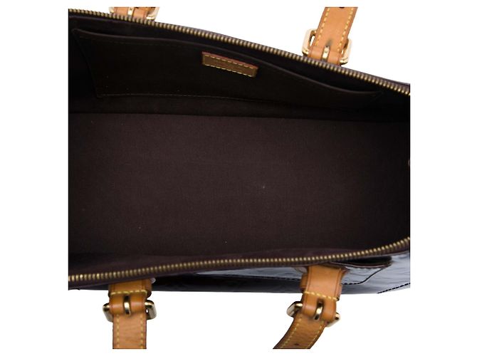 Louis Vuitton Purple Monogram Vernis Rosewood Avenue Porpora - vista 4