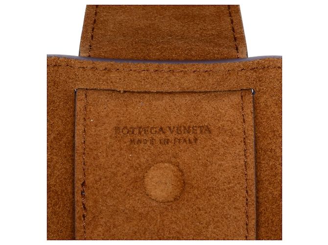 Bolsa Shell em couro de bezerro Small da Bottega Veneta, roxo - vista 6