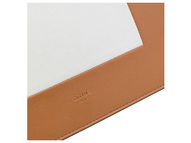16 Céline Cartera con cadena y estructura de cuero marrón Celine Castaño - vista 5