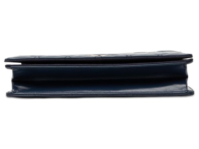 Chanel Blue Small Quilted Calfskin Ballerine Flap Blu scuro - vista 3