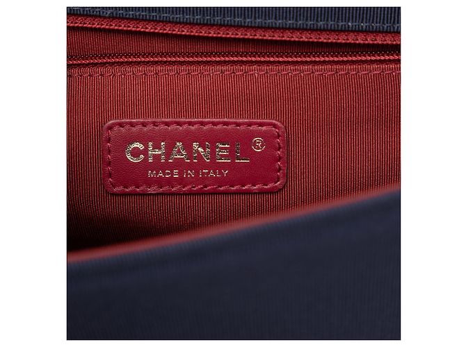 Chanel Blue Small Quilted Calfskin Ballerine Flap Blu scuro - vista 5