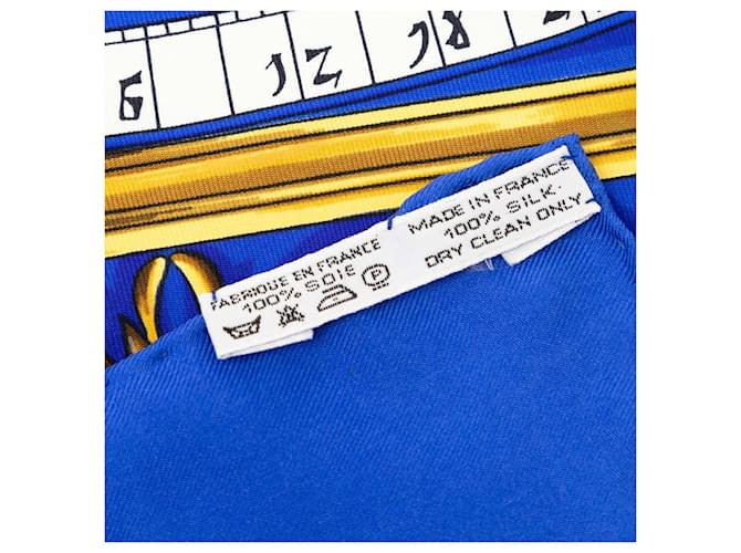 Sciarpa in seta Hermès Blue Astrologie Forever 90 - vista 2