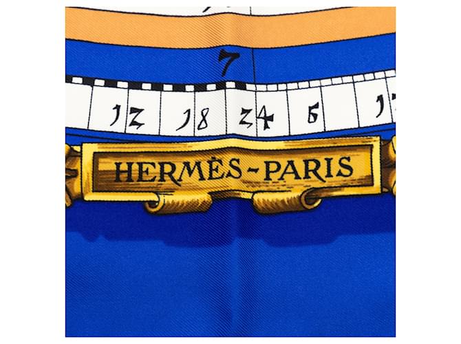 Sciarpa in seta Hermès Blue Astrologie Forever 90 - vista 3