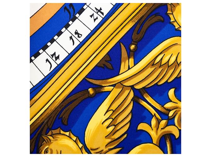 Sciarpa in seta Hermès Blue Astrologie Forever 90 - vista 6