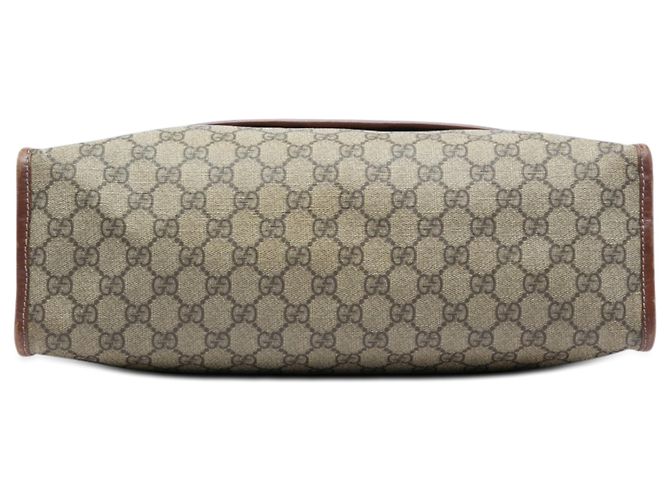 Borsa Messenger Gucci Beige GG Supreme Web - vista 3