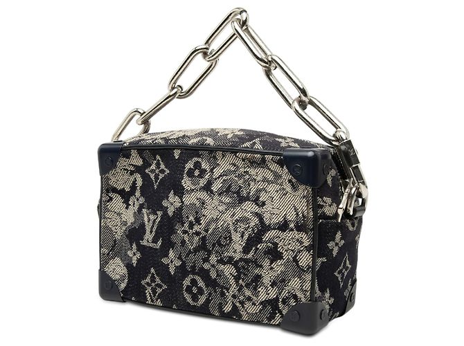 Bauletto Soft Louis Vuitton Blue Monogram Tapestry - vista 2